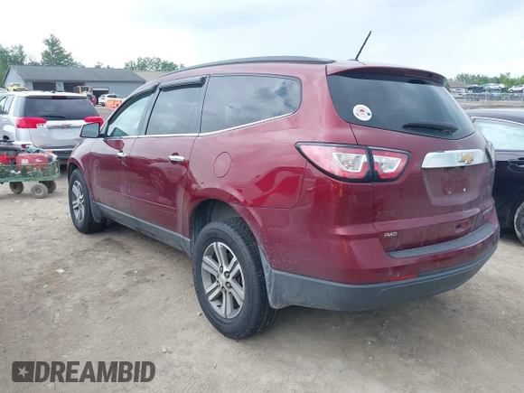 2015 Chevrolet Traverse LT with VIN 1GNKVGKD7FJ122450, listed as a IAAI auction lot 42491203 with 81,164 mi miles and . Bid and sale history available at DreamBid. Image 3.