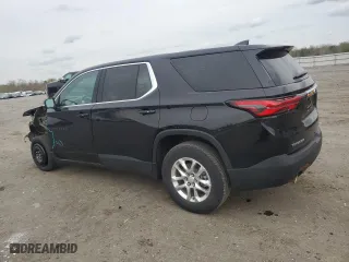 2023 Chevrolet Traverse LS with VIN 1GNERFKW2PJ269158, listed as a Copart auction lot 50383185 with 23,590 mi miles and Salvage Title. Bid and sale history available at carsss.com. Image 2.