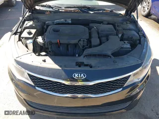 2016 Kia Optima LX with VIN 5XXGT4L3XGG013835, listed as a IAAI auction lot 41815349 with 120,628 mi miles. Bid and sale history available at carsss.com. Image 10.