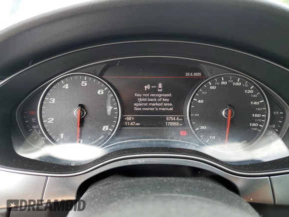 2012 Audi A7 z VIN WAUSGCFC8CN002171, wystawiony jako Copart lot #58473235 z przebiegiem 178 968 mil mil oraz Czysty tytuł • Clean title. Historia ofert i sprzedaży dostępna na DreamBid. Obrazek 9.