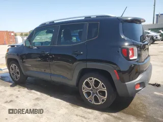 2017 Jeep Renegade Limited with VIN ZACCJADB2HPE38679, listed as a Copart auction lot 57443765 with 190,674 mi miles and Salvage title. Bid and sale history available at DreamBid. Image 2.