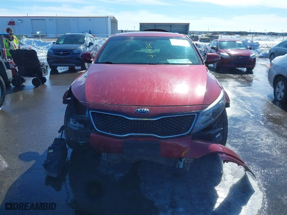 2015 Kia Optima LX with VIN 5XXGM4A79FG517679, listed as a IAAI auction lot 41748023 with 125,666 mi miles. Bid and sale history available at carsss.com. Image 6.
