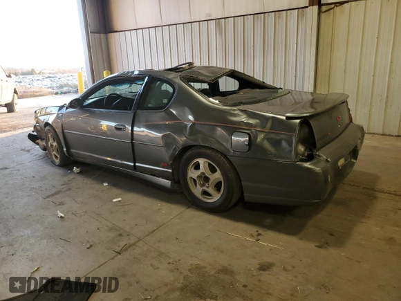 2004 Chevrolet Monte Carlo SS with VIN 2G1WX12K849416067, listed as a Copart auction lot 79493844 with 199,585 mi miles and Salvage Title. Bid and sale history available at carsss.com. Image 2.