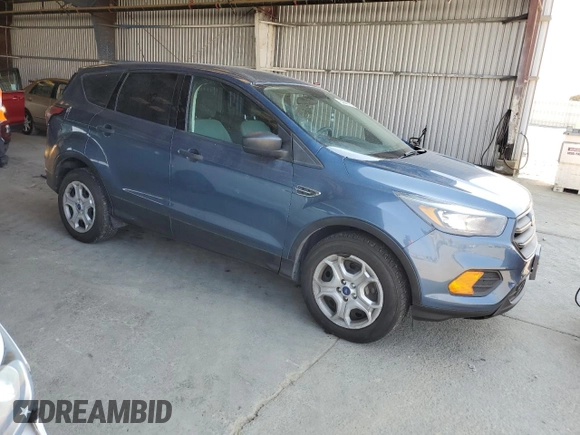 2018 Ford Escape S with VIN 1FMCU0F79JUB86844, listed as a Copart auction lot 64446735 with 155,329 mi miles and Salvage title. Bid and sale history available at DreamBid. Image 4.