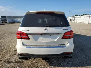 2018 Mercedes-Benz GLS 63 AMG with VIN 4JGDF7FE8JB101218, listed as a Copart auction lot 69864824 with 76,109 mi miles and Salvage title. Bid and sale history available at DreamBid. Image 6.