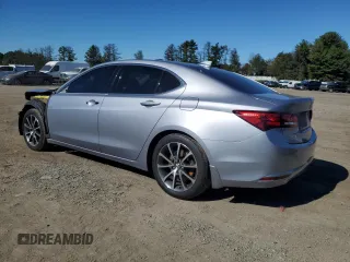 2015 Acura TLX V6 Tech with VIN 19UUB3F5XFA007378, listed as a Copart auction lot 75168544 with 105,308 mi miles and Salvage Title. Bid and sale history available at carsss.com. Image 2.
