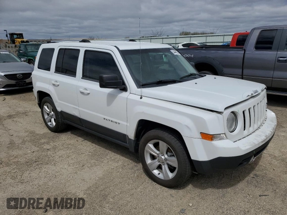 2014 Jeep Patriot Limited with VIN 1C4NJPCB3ED825135, listed as a Copart auction lot 54454985 with 106,164 mi miles and Clean title. Bid and sale history available at DreamBid. Image 4.