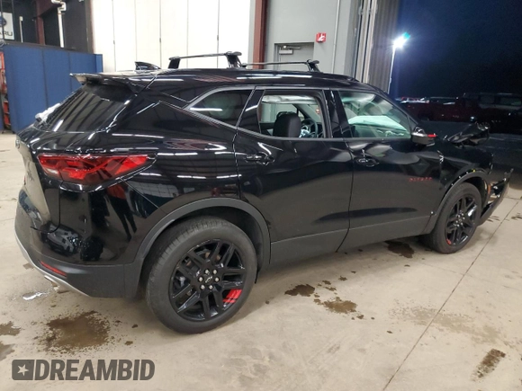 2024 Chevrolet Blazer LT z VIN 3GNKBJR49RS217400, wystawiony jako Copart lot #42521405 z przebiegiem 10 380 mil mil oraz Szkoda całkowita • Salvage title. Historia ofert i sprzedaży dostępna na DreamBid. Obrazek 3.