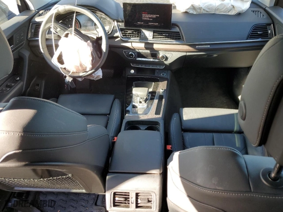 2024 Audi Q5 S line Premium with VIN WA1GAAFY7R2047181, listed as a Copart auction lot 79817024 with 7,619 mi miles and Salvage Title. Bid and sale history available at carsss.com. Image 8.