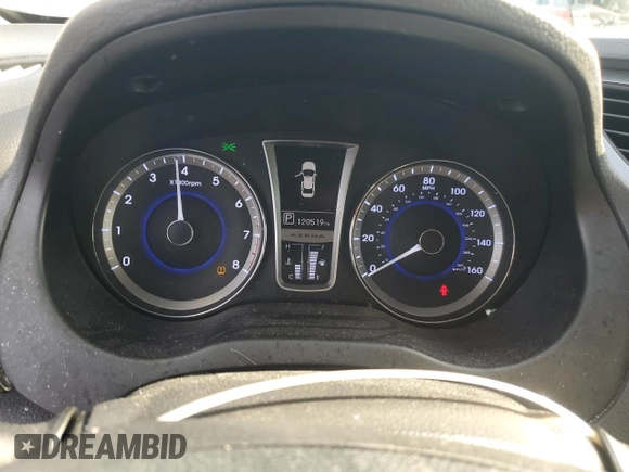 2014 Hyundai Azera z VIN KMHFG4JG6EA342493, wystawiony jako Copart lot #61897745 z przebiegiem 120 519 mil mil oraz Szkoda całkowita • Salvage title. Historia ofert i sprzedaży dostępna na DreamBid. Obrazek 9.