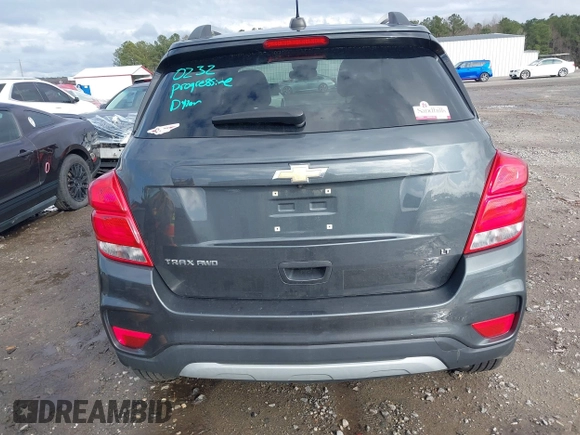 2017 Chevrolet Trax LT with VIN KL7CJPSB4HB167833, listed as a IAAI auction lot 41673007 with 81,333 mi miles. Bid and sale history available at carsss.com. Image 16.