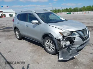 2017 Nissan Rogue S with VIN 5N1AT2MTXHC880965, listed as a IAAI auction lot 42016855 with 117,672 mi miles. Bid and sale history available at carsss.com. Image 13.