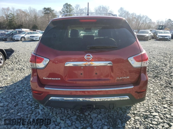 2015 Nissan Pathfinder SV with VIN 5N1AR2MN7FC669994, listed as a Copart auction lot 49634055 with 85,471 mi miles and Salvage Title. Bid and sale history available at carsss.com. Image 6.