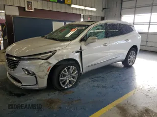 2023 Buick Enclave Essence with VIN 5GAEVAKW7PJ167279, listed as a Copart auction lot 83610804 with 35,724 mi miles and Salvage Title. Bid and sale history available at carsss.com. Image 1.