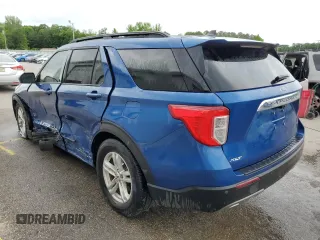 2022 Ford Explorer XLT with VIN 1FMSK7DH7NGC02324, listed as a Copart auction lot 55757885 with 19,078 mi miles and Salvage title. Bid and sale history available at DreamBid. Image 2.