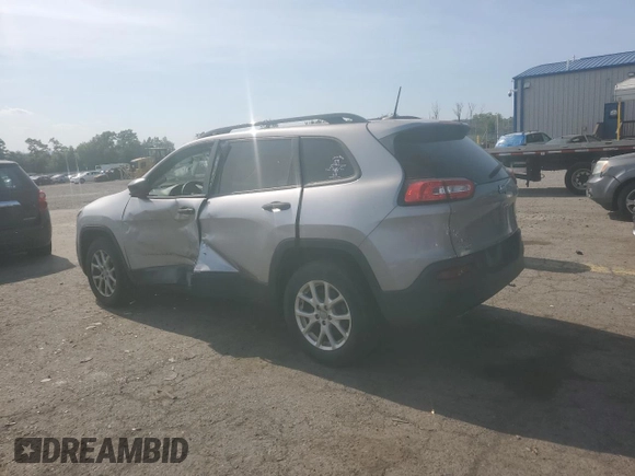 2016 Jeep Cherokee Sport with VIN 1C4PJMAB7GW203347, listed as a Copart auction lot 62055885 with 87,083 mi miles and Salvage title. Bid and sale history available at DreamBid. Image 2.