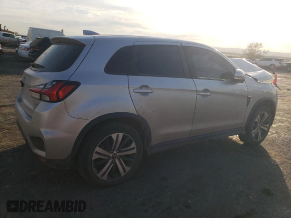 2020 Mitsubishi Outlander Sport ES 2.0 with VIN JA4AR3AU7LU026955, listed as a Copart auction lot 72641944 with 95,373 mi miles and Salvage Title. Bid and sale history available at carsss.com. Image 3.