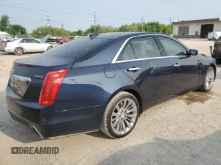 2017 Cadillac CTS Luxury AWD with VIN 1G6AX5SX7H0141380, listed as a Copart auction lot 58999135 with 91,003 mi miles and Salvage title. Bid and sale history available at DreamBid. Image 3.
