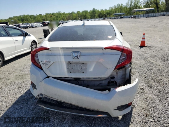 2019 Honda Civic EX-L z VIN 19XFC1F72KE001818, wystawiony jako Copart lot #52411325 z przebiegiem 58 050 mil mil oraz Szkoda całkowita • Salvage title. Historia ofert i sprzedaży dostępna na DreamBid. Obrazek 6.