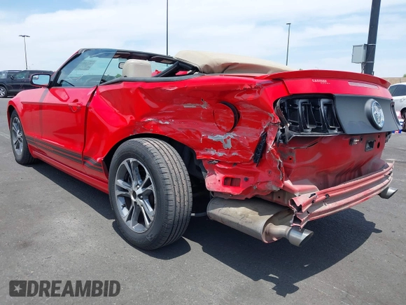 2014 Ford Mustang V6 with VIN 1ZVBP8EM5E5236603, listed as a IAAI auction lot 42355551 with 100,617 mi miles and . Bid and sale history available at DreamBid. Image 3.