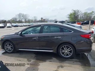 2015 Hyundai Sonata Sport with VIN 5NPE34AB7FH127912, listed as a IAAI auction lot 41918678 with 38,104 mi miles and . Bid and sale history available at carsss.com. Image 14.