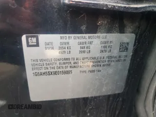 2014 Cadillac ATS Luxury AWD z VIN 1G6AH5SX9E0159095, wystawiony jako Copart lot #49705205 z przebiegiem 94 543 mil mil oraz Szkoda całkowita • Salvage title. Historia ofert i sprzedaży dostępna na DreamBid. Obrazek 14.