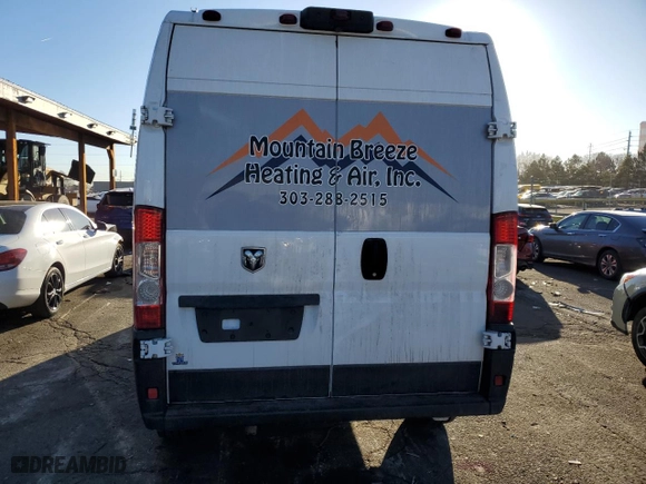 2019 Ram ProMaster Cargo Van with VIN 3C6TRVDG8KE550930, listed as a Copart auction lot 47134055 with 63,323 mi miles and Salvage Title. Bid and sale history available at carsss.com. Image 6.