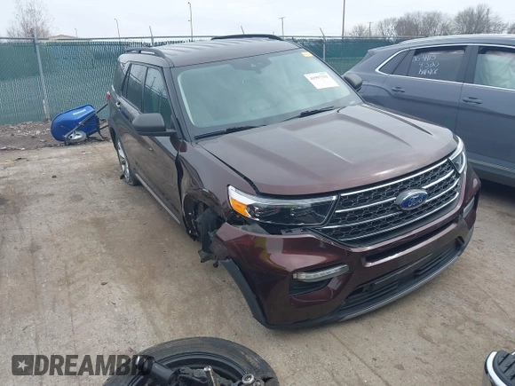 2020 Ford Explorer XLT with VIN 1FMSK8DH9LGA09384, listed as a IAAI auction lot 41997331 with 88,676 mi miles. Bid and sale history available at carsss.com. Image 1.