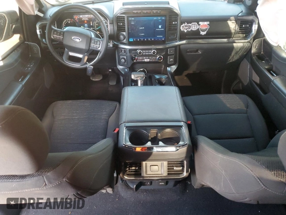 2023 Ford F-150 XL with VIN 1FTFW1E87PKE76757, listed as a Copart auction lot 87314154 with 10,280 mi miles and Salvage Title. Bid and sale history available at carsss.com. Image 8.