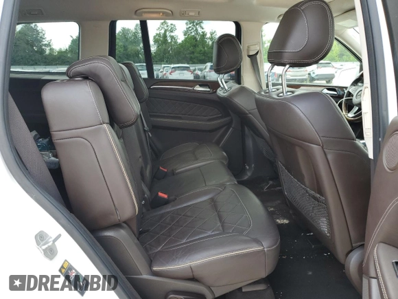 2017 Mercedes-Benz GLS 450 with VIN 4JGDF6EE0HA821639, listed as a Copart auction lot 52044764 with 41,249 mi miles and Salvage Title. Bid and sale history available at DreamBid. Image 10.