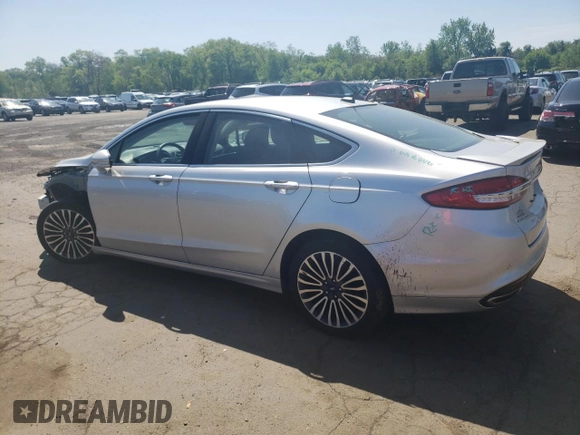 2018 Ford Fusion Titanium with VIN 3FA6P0D9XJR234006, listed as a Copart auction lot 55916265 with 139,096 mi miles and Salvage title. Bid and sale history available at DreamBid. Image 2.