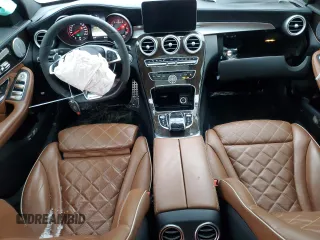 2016 Mercedes-Benz C 63 S AMG with VIN 55SWF8HB1GU111373, listed as a Copart auction lot 44344605 with 60,758 mi miles and Salvage title. Bid and sale history available at DreamBid. Image 8.