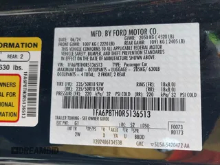 2024 Ford Mustang EcoBoost with VIN 1FA6P8TH0R5136513, listed as a IAAI auction lot 42154861 with 9,281 mi miles and . Bid and sale history available at DreamBid. Image 9.