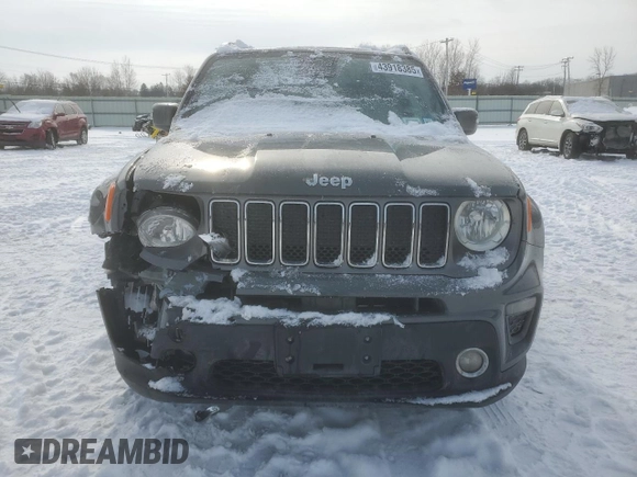 2020 Jeep Renegade Limited with VIN ZACNJBD16LPL76313, listed as a Copart auction lot 43918385 with 69,134 mi miles and Salvage title. Bid and sale history available at DreamBid. Image 5.