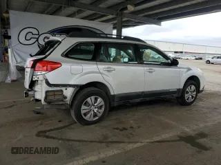 2011 Subaru Outback 2.5i with VIN 4S4BRBAC6B3406395, listed as a Copart auction lot 62387735 with 170,167 mi miles and Salvage title. Bid and sale history available at DreamBid. Image 3.
