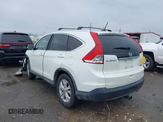 2013 Honda CR-V EX-L with VIN 5J6RM3H75DL014036, listed as a IAAI auction lot 41911731 with 89,936 mi miles and . Bid and sale history available at DreamBid. Image 3.