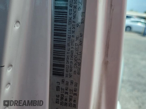 2020 Jeep Wrangler Unlimited Sahara with VIN 1C4HJXEN7LW165137, listed as a Copart auction lot 64458345 with 82,553 mi miles and Salvage title. Bid and sale history available at DreamBid. Image 12.