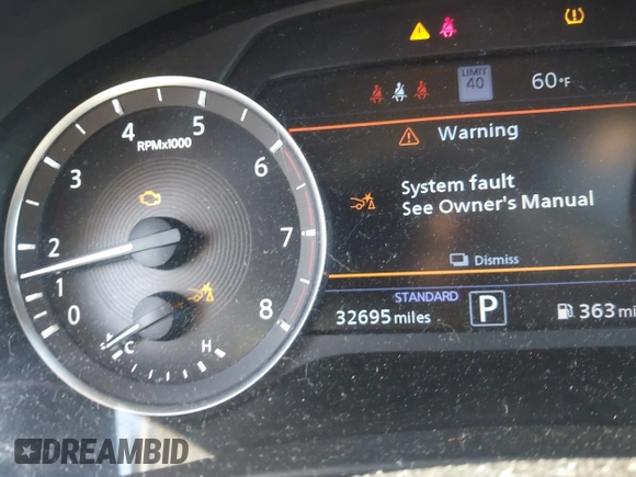 2023 Infiniti QX55 Essential with VIN 3PCAJ5KR1PF109377, listed as a IAAI auction lot 41172660 with 32,695 mi miles and . Bid and sale history available at DreamBid. Image 16.
