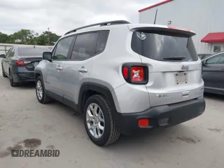 2018 Jeep Renegade Latitude with VIN ZACCJABB4JPJ30676, listed as a IAAI auction lot 42021693 with 55,135 mi miles and . Bid and sale history available at carsss.com. Image 3.