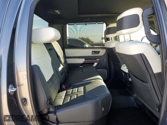 2023 Toyota Tundra Capstone Hybrid with VIN 5TFVC5DB1PX035587, listed as a Copart auction lot 87894665 with 3,056 mi miles and Salvage title. Bid and sale history available at DreamBid. Image 10.