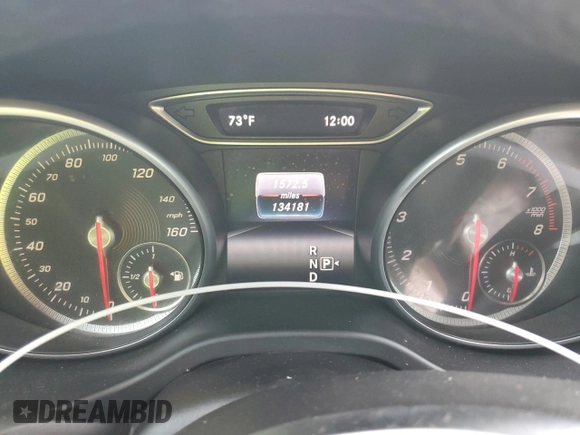 2017 Mercedes-Benz CLA 250 with VIN WDDSJ4GBXHN446763, listed as a Copart auction lot 66008514 with 134,181 mi miles and Salvage Title. Bid and sale history available at DreamBid. Image 9.