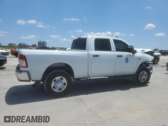 2023 Ram 2500 Tradesman with VIN 3C6UR5CL3PG636676, listed as a Copart auction lot 56949335 with 61,984 mi miles and Salvage title. Bid and sale history available at DreamBid. Image 3.