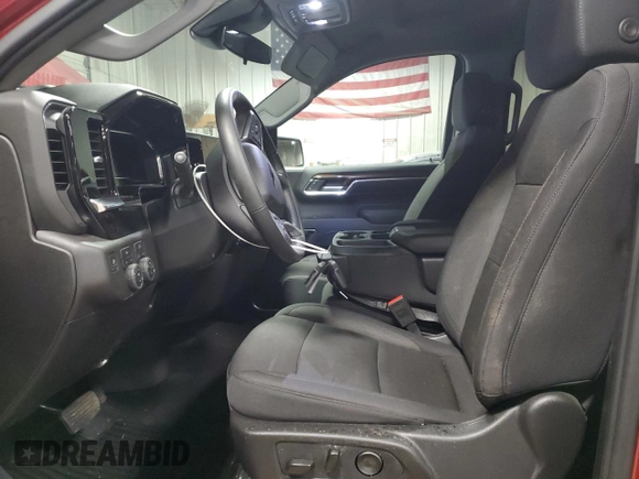 2024 Chevrolet Silverado 1500 with VIN 1GCRDEED2RZ401790, listed as a Copart auction lot 50150575 with 7,244 mi miles and Salvage Title. Bid and sale history available at DreamBid. Image 7.