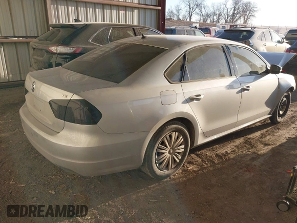 2014 Volkswagen Passat Wolfsburg Edition with VIN 1VWAS7A31EC091234, listed as a IAAI auction lot 41801788 with Not provided miles and . Bid and sale history available at DreamBid. Image 4.