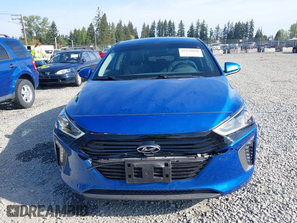 2017 Hyundai Ioniq Limited with VIN KMHC85LC9HU049108, listed as a IAAI auction lot 42120890 with 62,155 mi miles and . Bid and sale history available at DreamBid. Image 6.
