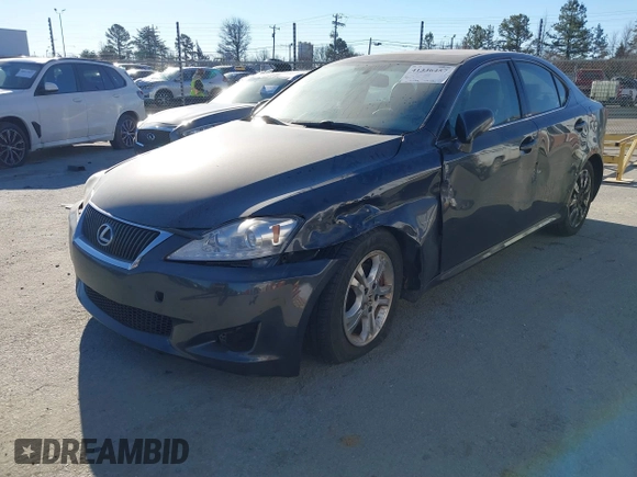 2010 Lexus IS 250 with VIN JTHBF5C25A5115441, listed as a IAAI auction lot 41336457 with 177,425 mi miles. Bid and sale history available at carsss.com. Image 6.