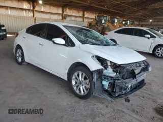 2017 Kia Forte LX with VIN 3KPFL4A7XHE155744, listed as a Copart auction lot 52553625 with 61,027 mi miles and Salvage Title. Bid and sale history available at carsss.com. Image 4.