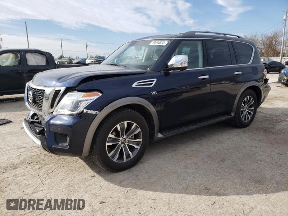 2018 Nissan Armada SV with VIN JN8AY2NC0J9555110, listed as a Copart auction lot 39994633 with 30,721 mi miles. Bid and sale history available at carsss.com. Image 1.