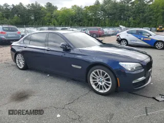 2014 BMW 7 Series ALPINA B7 xDrive with VIN WBAYF8C58ED142004, listed as a Copart auction lot 57994895 with 134,841 mi miles and Salvage title. Bid and sale history available at DreamBid. Image 4.