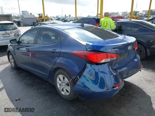 2016 Hyundai Elantra SE with VIN 5NPDH4AE2GH691895, listed as a IAAI auction lot 41778639 with 136,738 mi miles. Bid and sale history available at carsss.com. Image 3.